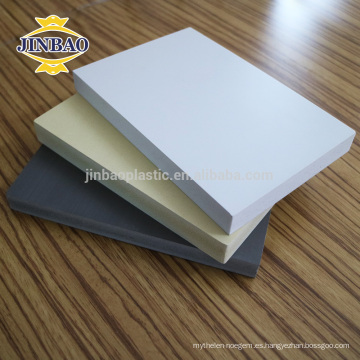 JINBAO 18mm 20mm tablero de espuma de Pvc tablero de muebles de PVC wpc hoja